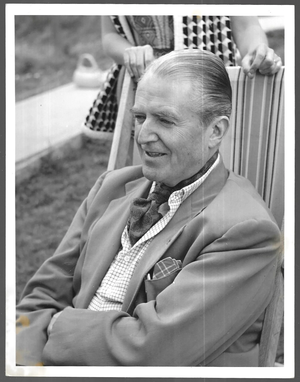 Vintage Movie Film Photo Jack Warner British Actor Sean Hickey Torquay, изображение 2