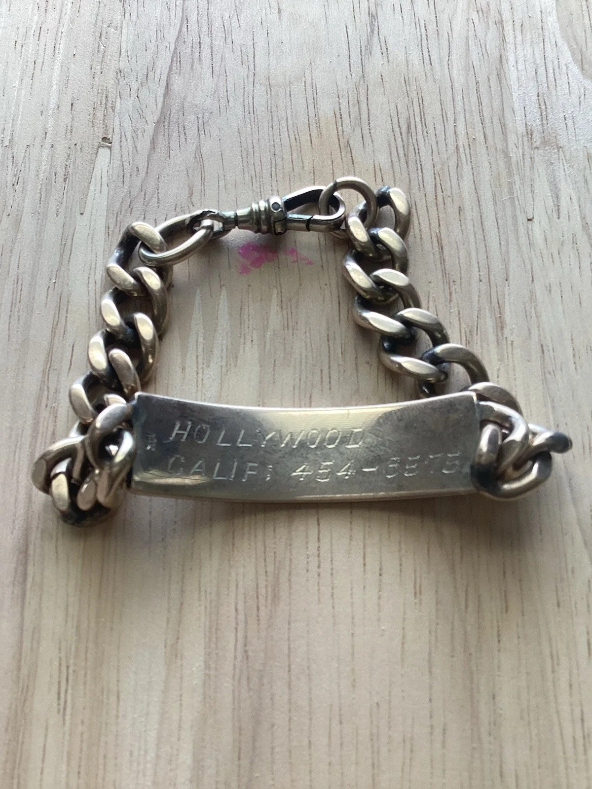 Authentic Mel Blanc Solid Gold ID Bracelet & 4 Lot of Memorabilia Items, изображение 3