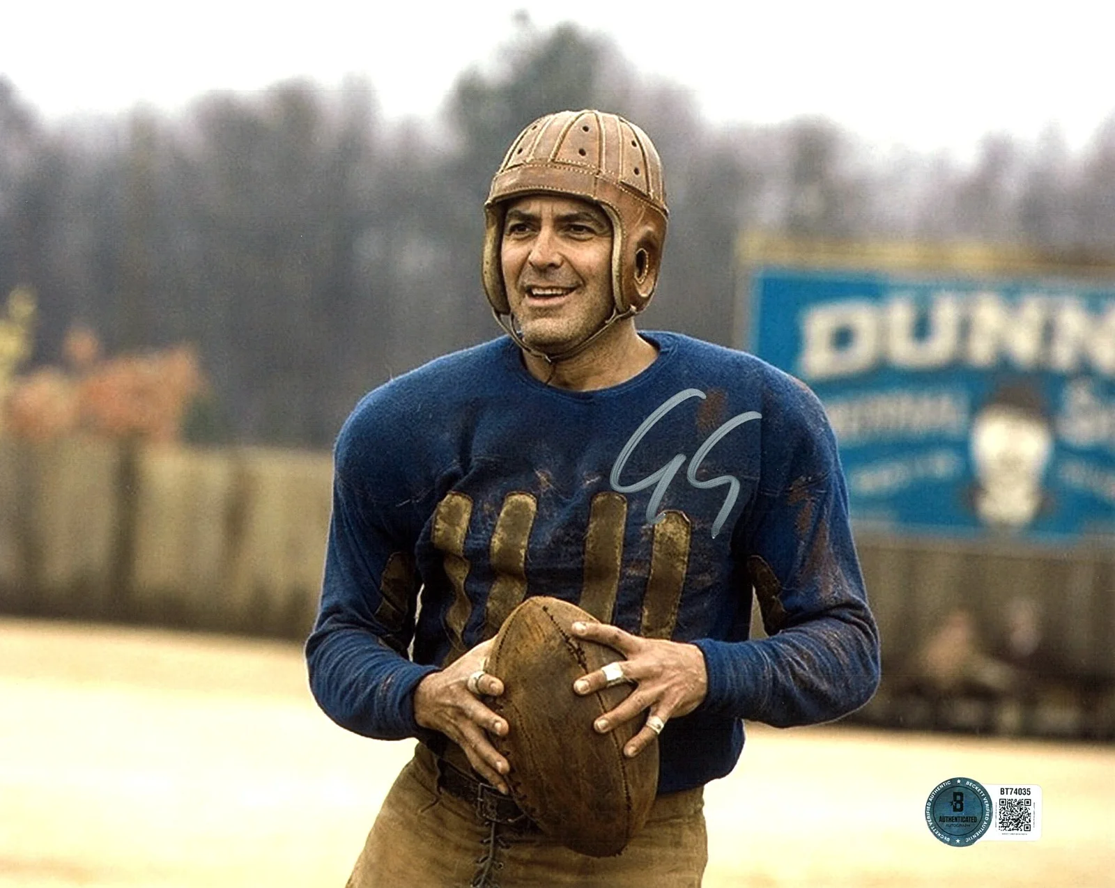 GEORGE CLOONEY — GEORGE CLOONEY O BROTHER WHERE ART THOU? SIGNED AUTOGRAPH 8X10 PHOTO BAS BECKETT
