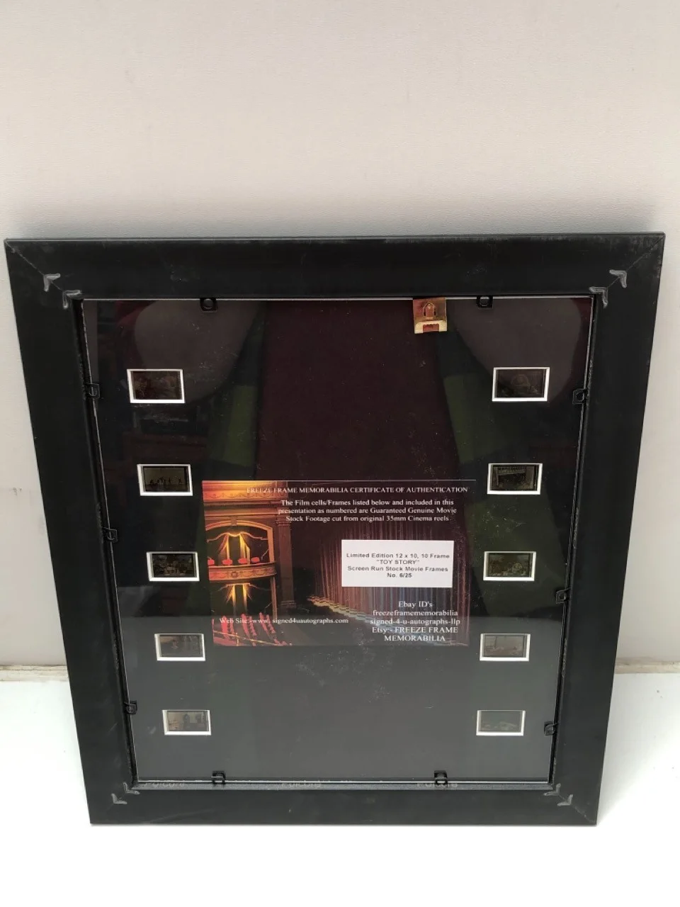 TOY STORY Original Double 35mm Film Cells set (10) , LIMITED EDITION 6/25!, изображение 2