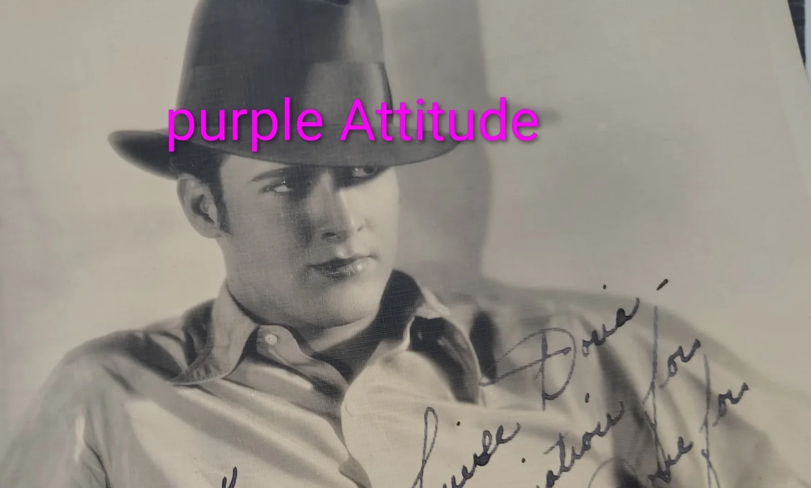 Barry Vorton — RARE Barry Norton Signed 1930s Studio Portrait Inscribed Played Dracula, изображение 2