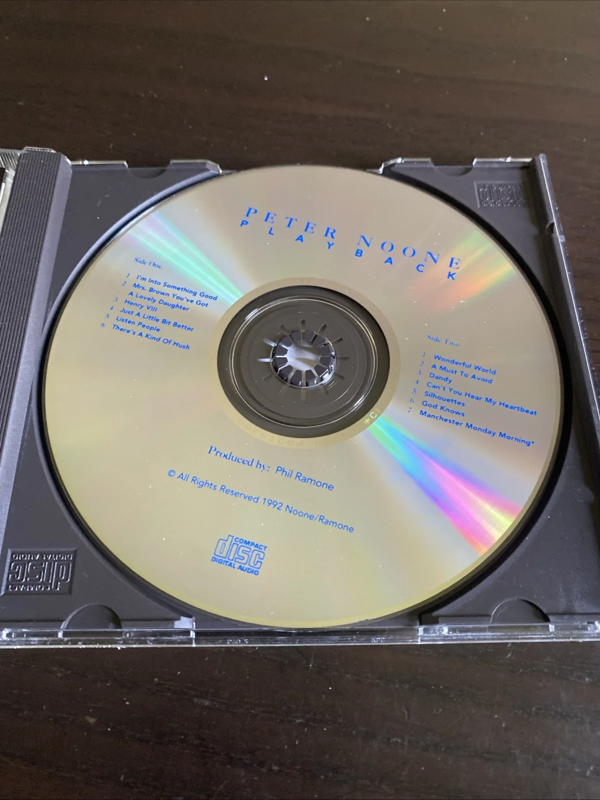 PETER NOONE -PLAYBACK CD - RARE !!! RARE !!! RARE !!! OOP - Herman’s Hermits, image 2