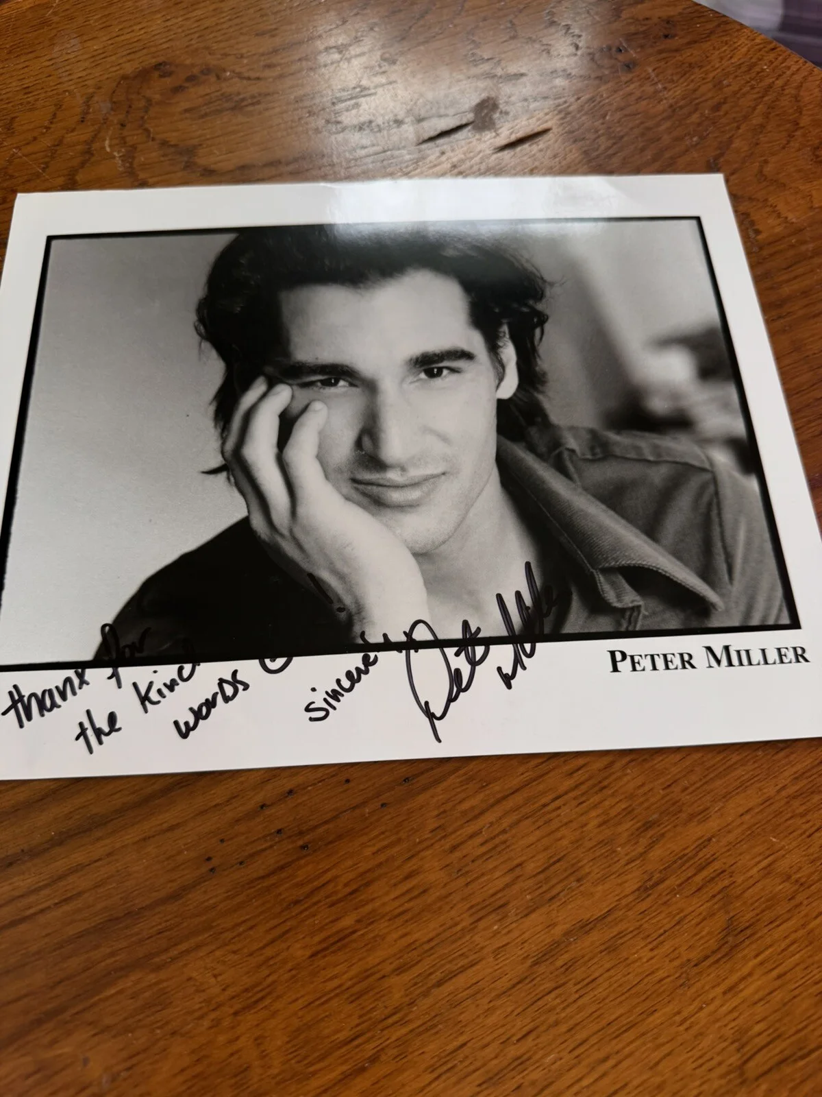 Peter Miller - Autograph - Actor - District 31, image 2