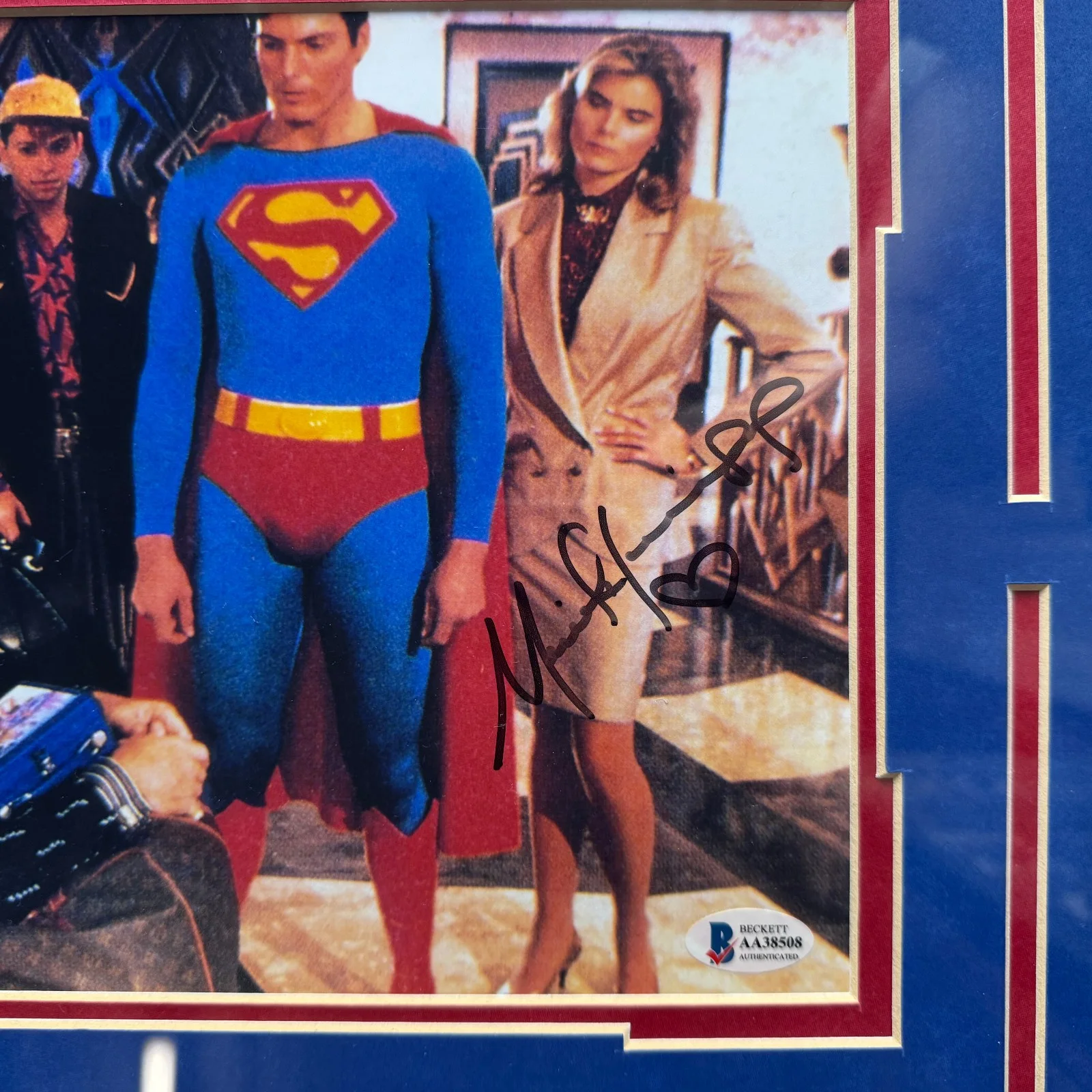 Mariel Hemingway — Mariel Hemingway Signed "Superman IV" 17.5x18 Framed Photo Display Beckett COA, image 2