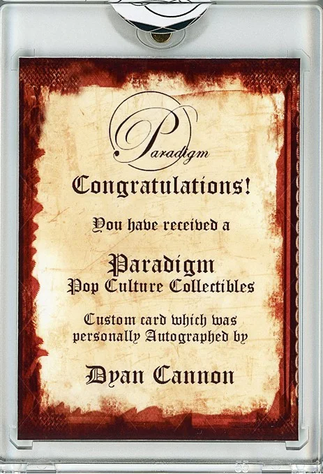 Dyan Cannon — -ALLY MCBEAL- DYAN CANNON Signed/Autograph/Auto Certified TV Trading Card, изображение 2