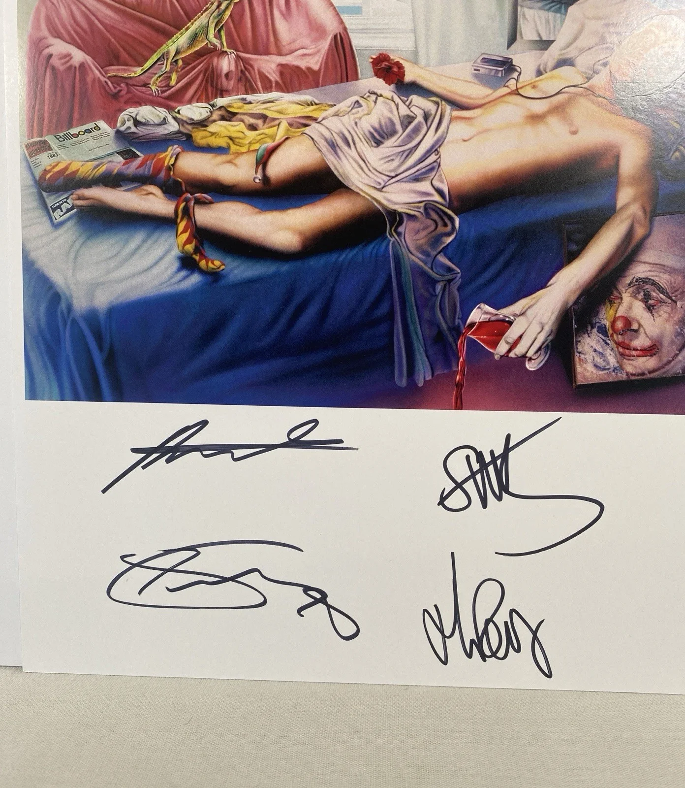 Marillion - Fugazi A4 Print Signed Autographed Poster, изображение 2