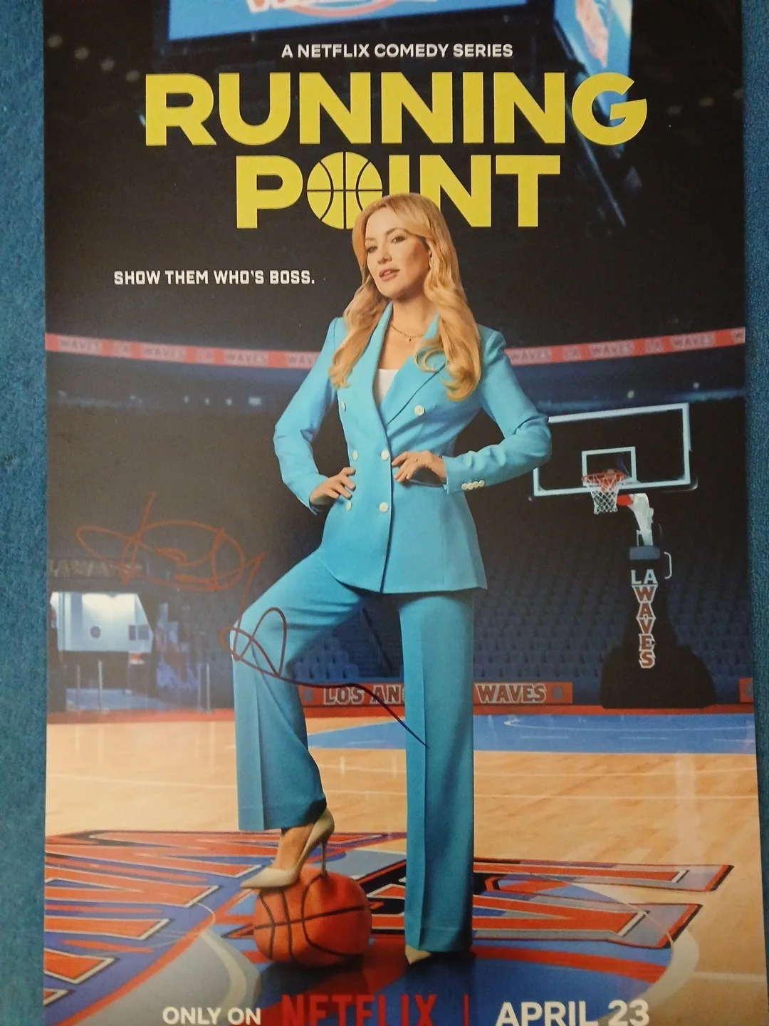 Kate Hudson — KATE HUDSON 🔥 Hand Signed RUNNING POINT 11X17 Photo 📸 Proof, image 2