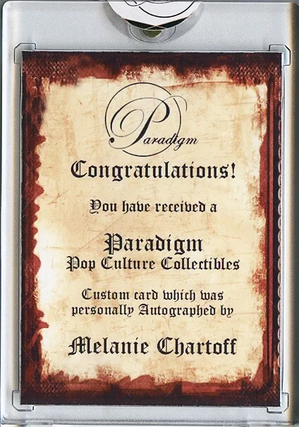 Melanie Chartoff — -RUGRATS- DIDI MELANIE CHARTOFF Signed/Autograph/Auto Certified TV Cartoon Card, изображение 2
