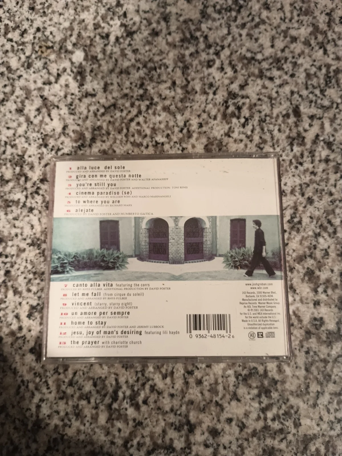 Josh Groban Autographed Signed FIRST Record CD Good, image 2