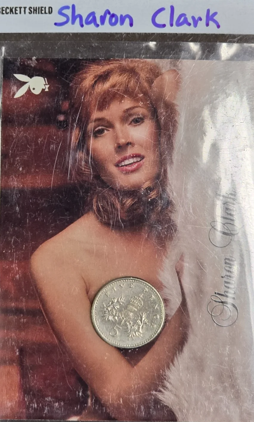 Sharon Clark — Sharon Clark 1971 *Playmate of the Year* Card - Autographed!!!, image 2