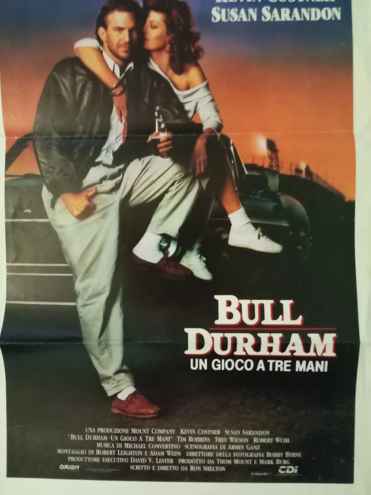 2 ORIGINAL KEVIN COSTNER MOVIE/VIDEO POSTERS, image 2
