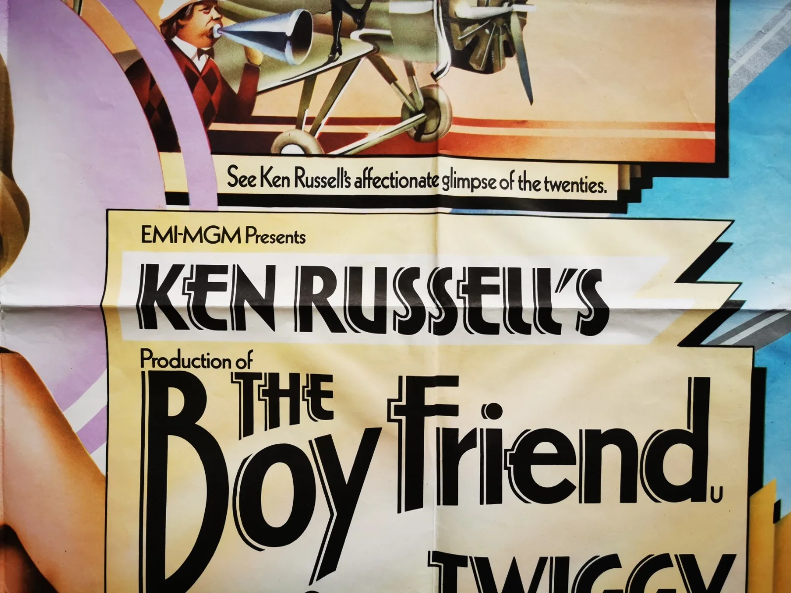 BOY FRIEND 1971 Twiggy, Christopher Gable, Max Adrian UK QUAD POSTER, изображение 5