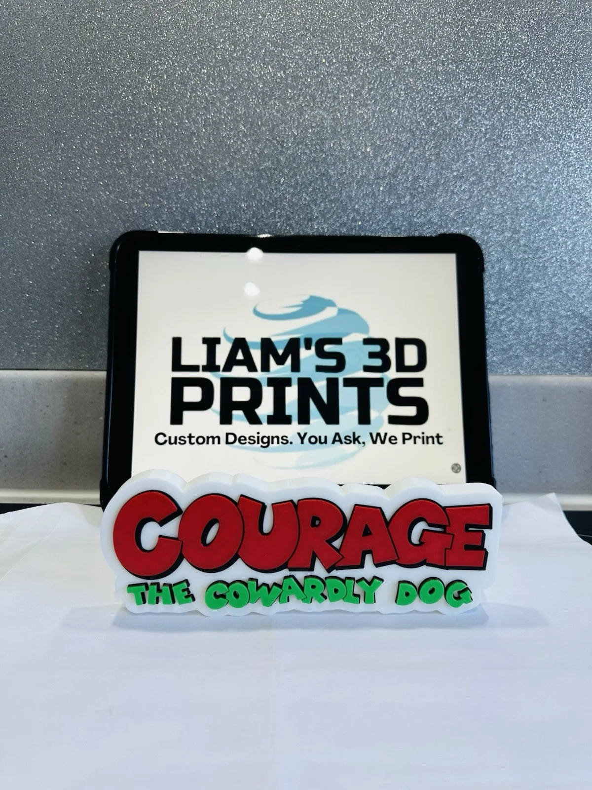 Decorative Courage The Cowardly Dog Film TV logo Sign Display Pops, изображение 4