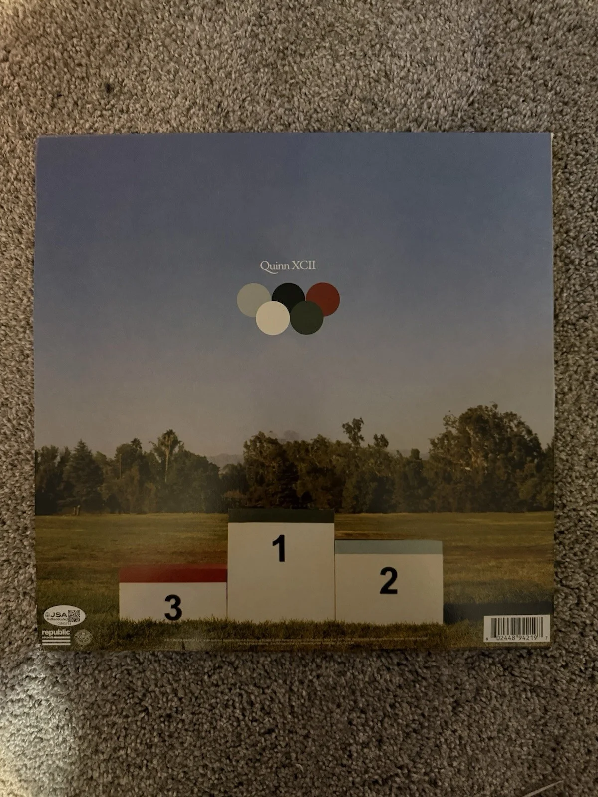 QUINN XCII SIGNED VINYL THE PEOPLES CHAMP W/JSA COA, изображение 2