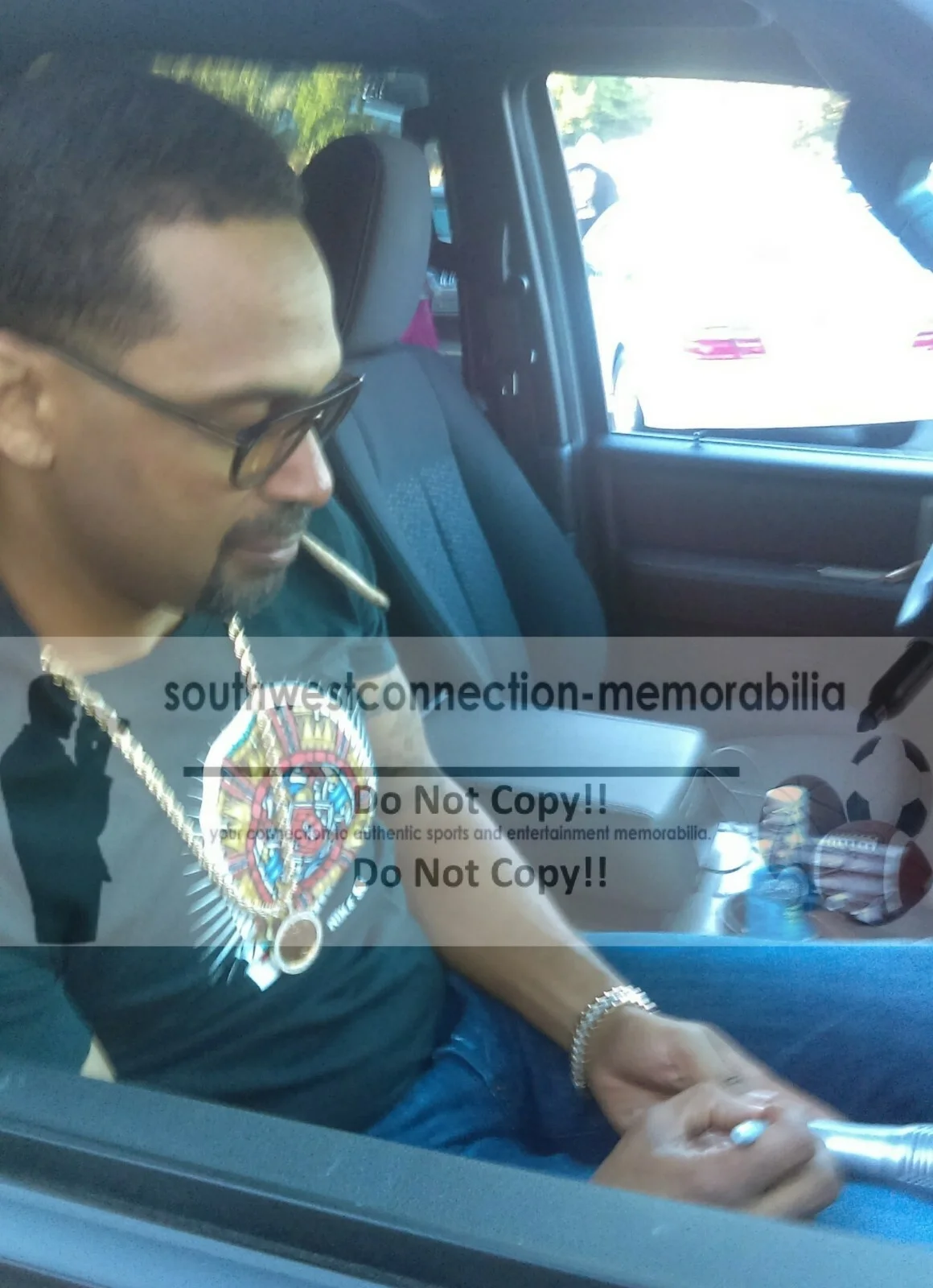 Mike Epps — Mike Epps Signed Pyle Microphone Next Friday Exact Photo Proof Beckett BAS COA, image 2