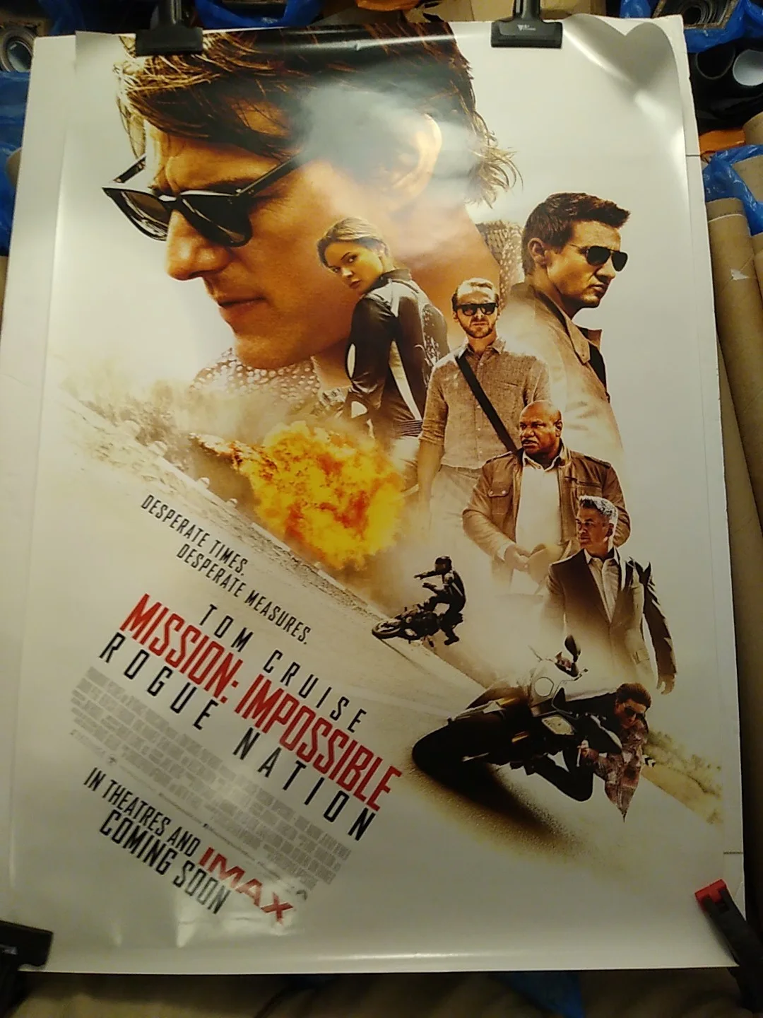 Mission Impossible Rogue Nation One Sheet Poster, image 2