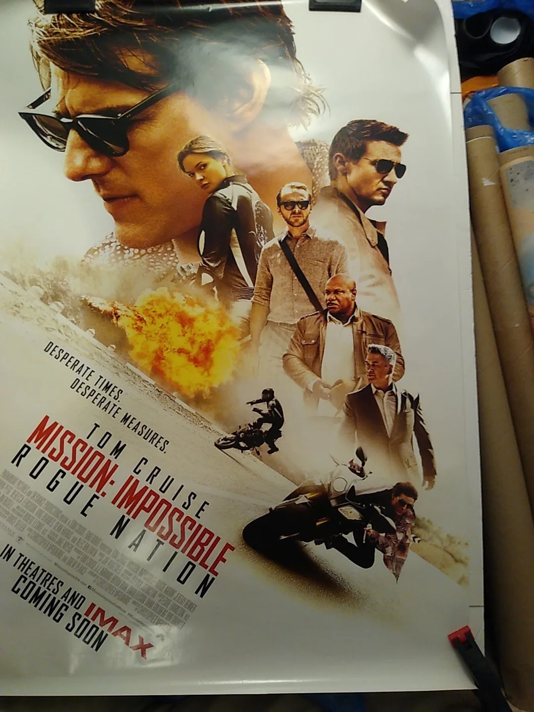 Mission Impossible Rogue Nation One Sheet Poster, image 3