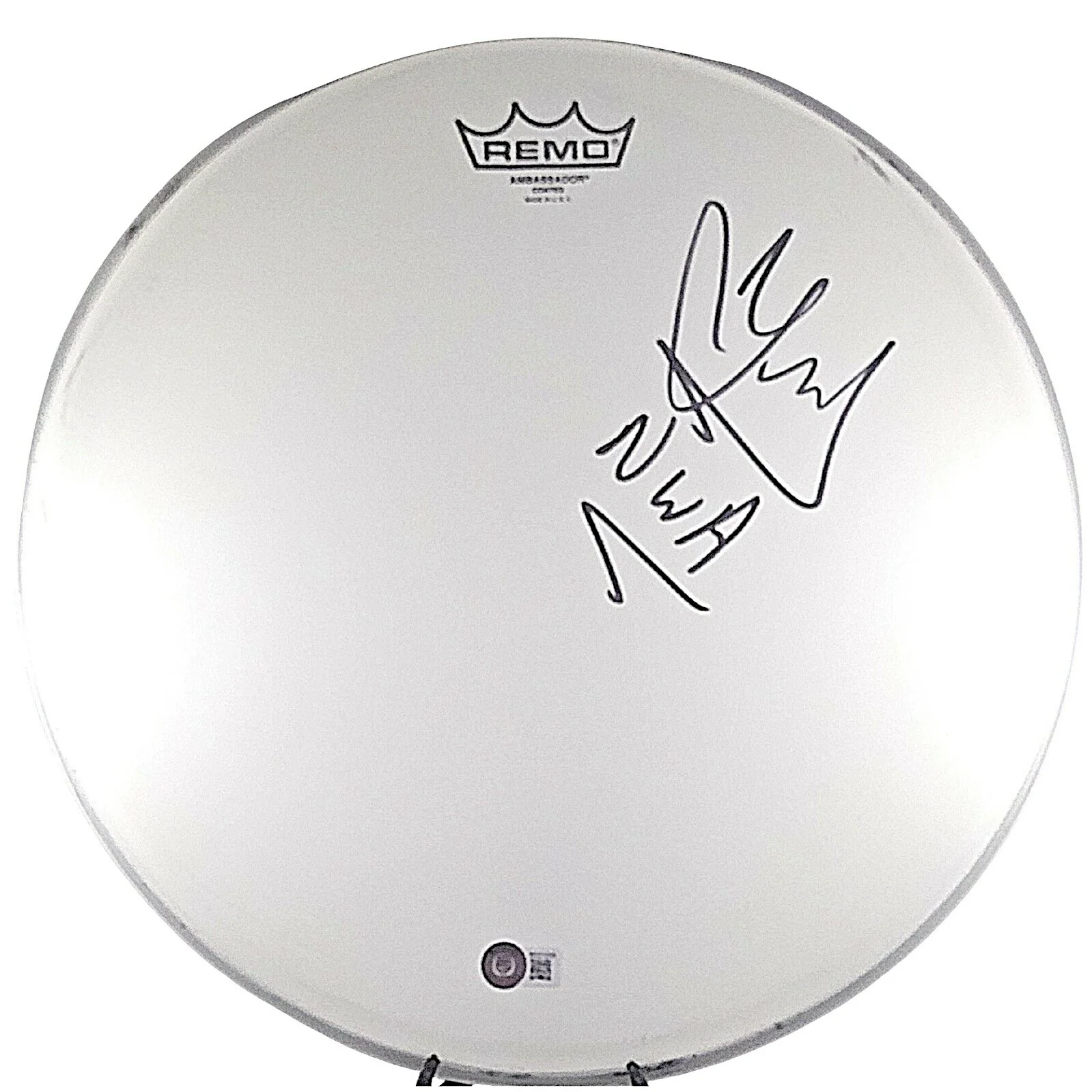 DJ Yella — DJ Yella Signed Remo 14in Drumhead NWA Inscription Beckett BAS COA Memorabilia, image 3