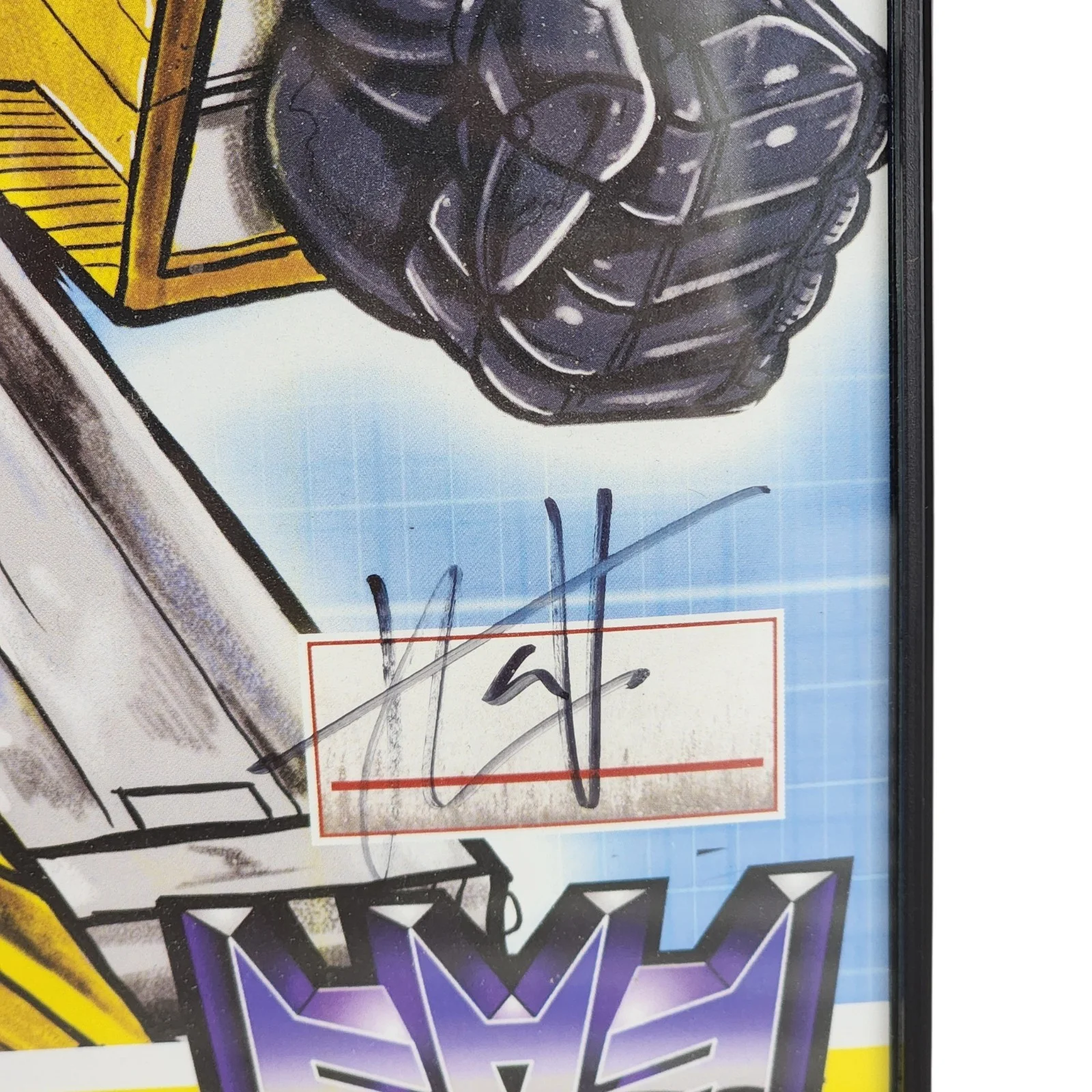 1984 Transformers Popular Mechanics Poster Autobot Bumblebee- Signed Autographed, image 3