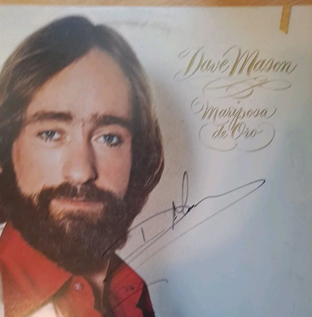 DAVE MASON SIGNED MARIPOSA DE ORO LP ALBUM Vinyl., изображение 2