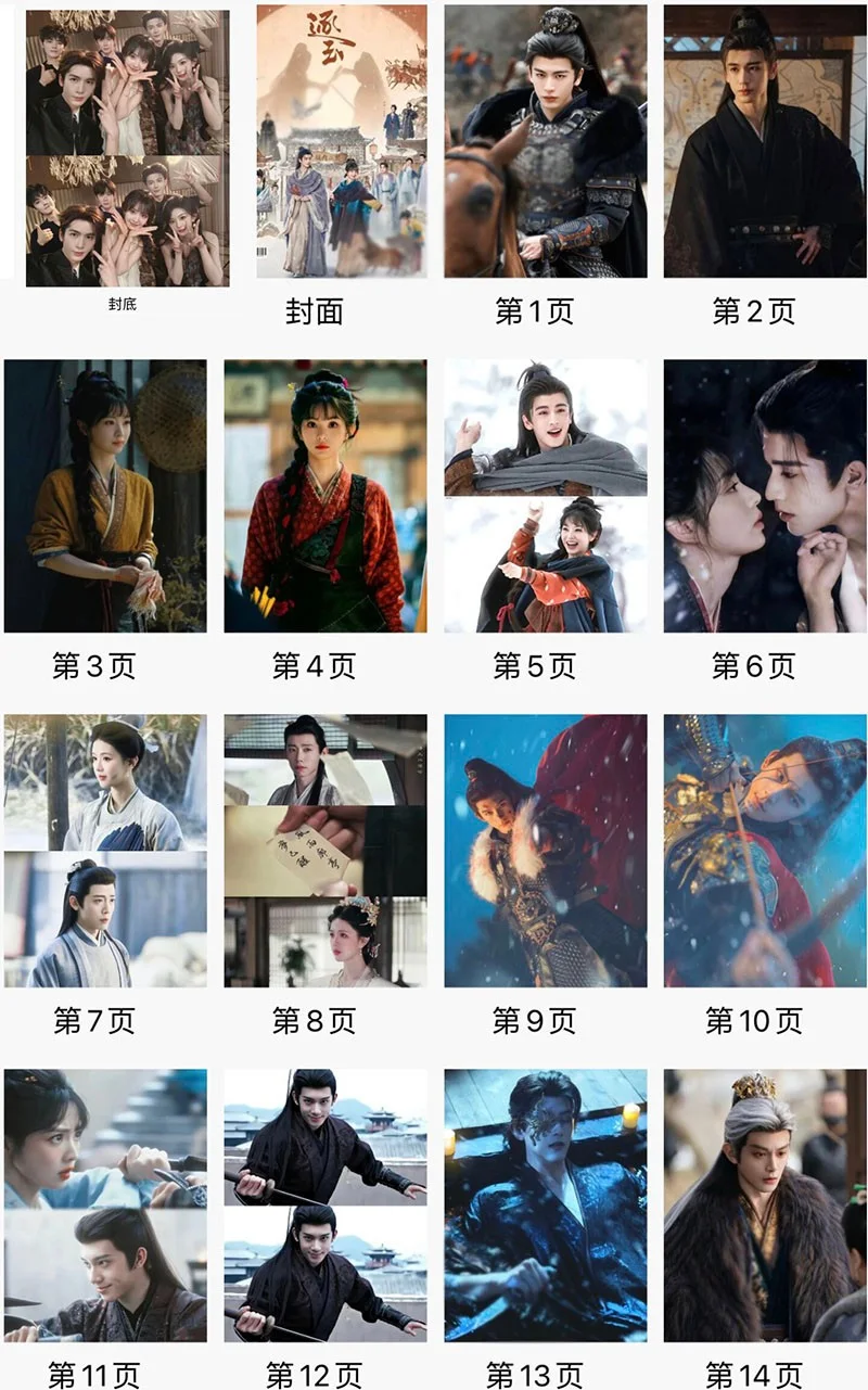 Chinese Zhu Yu 逐玉 Album Photo Book Pictures Book Collection, изображение 2