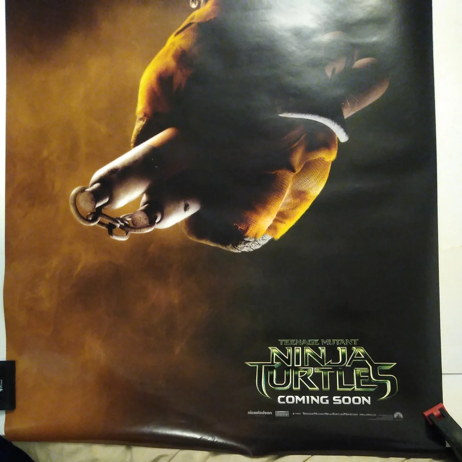 Teenage Mutant Ninja Turtles Michaelangelo Cinema One Sheet Poster, image 2