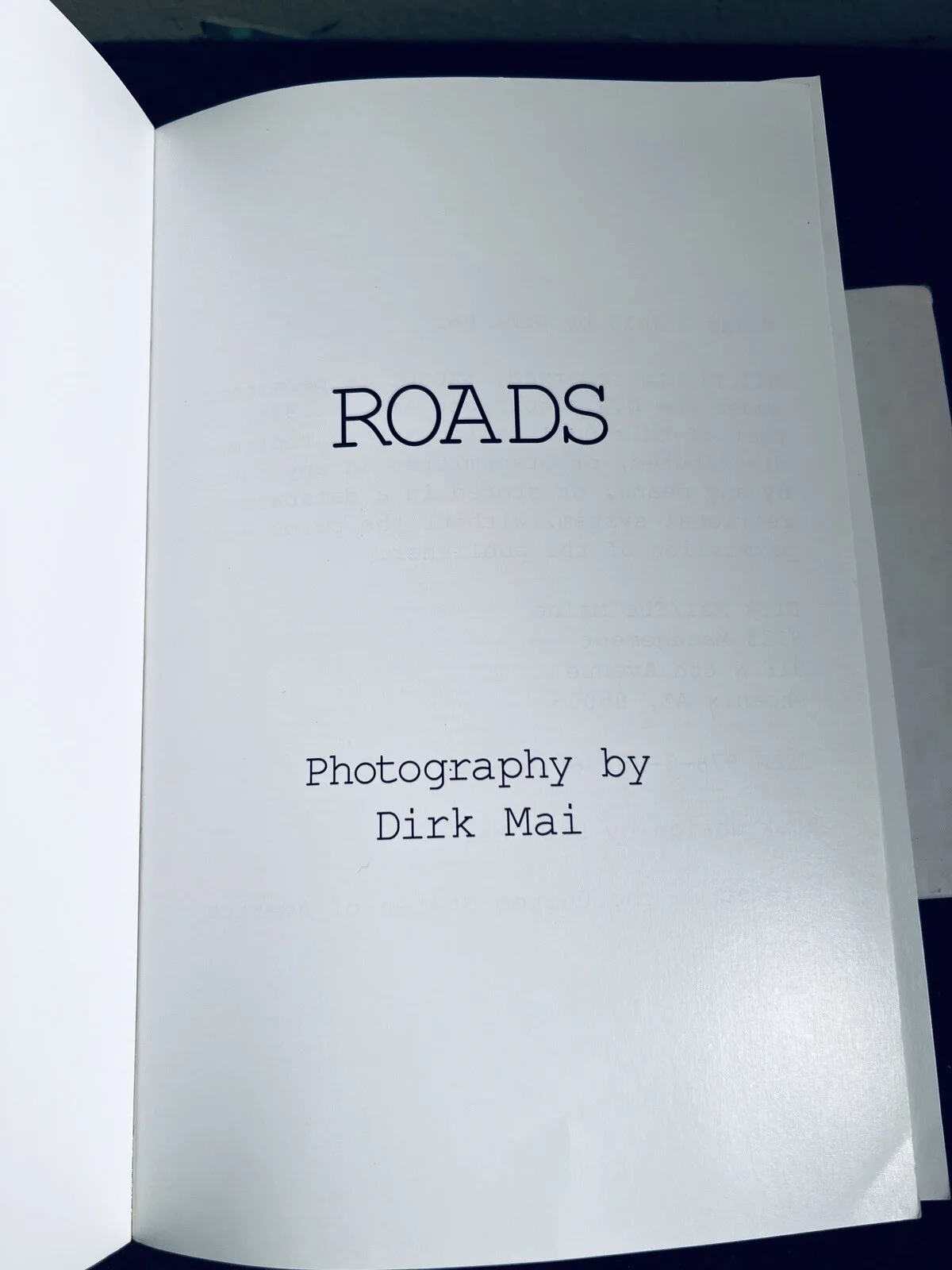 Dirk Mai/The Maine ROADS with 2 SIGNED mini posters, image 3