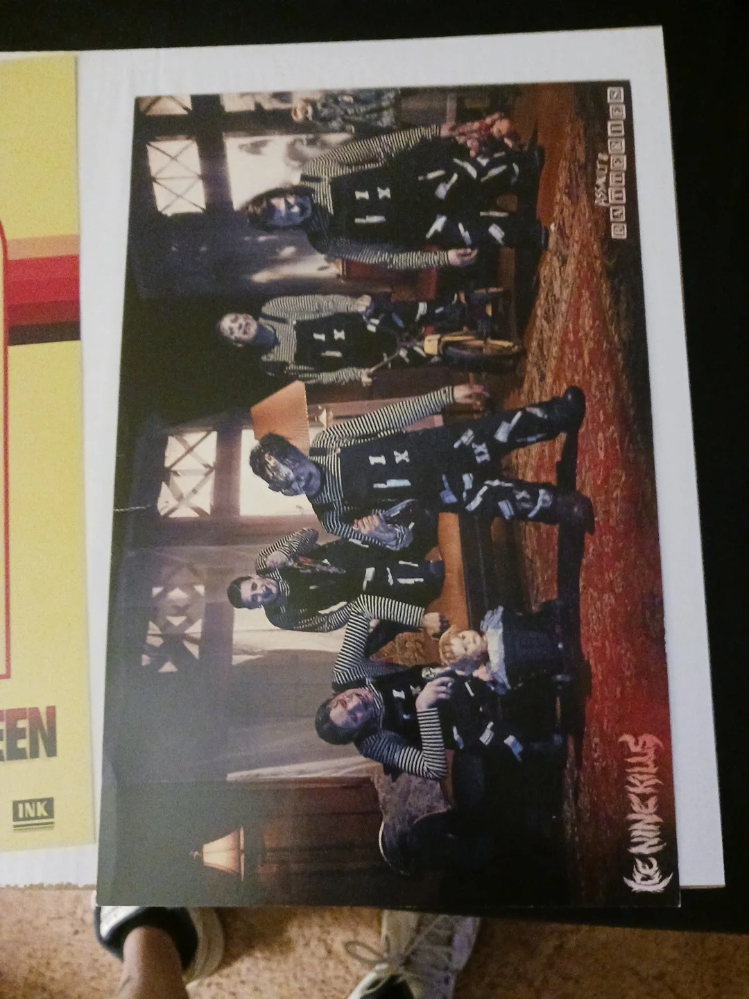 Ice Nine Kills Poster Signed Spencer Charnas 17"x11" Chucky Assault & Batteries, image 3
