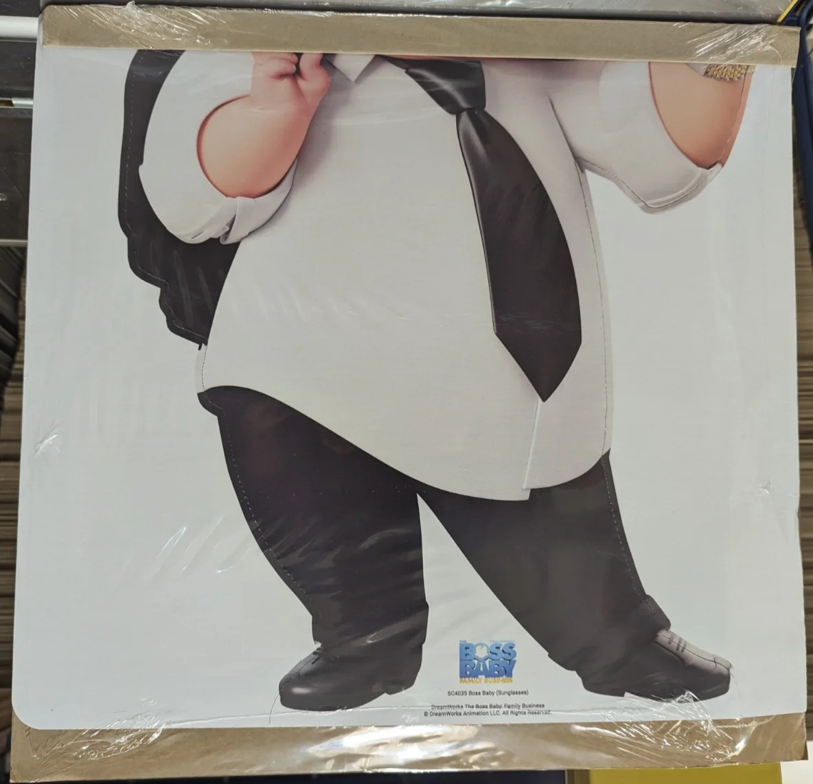 Boss Baby Sunglasses Cardboard Cutout / Standee 90cm Tall *Damaged*, image 3
