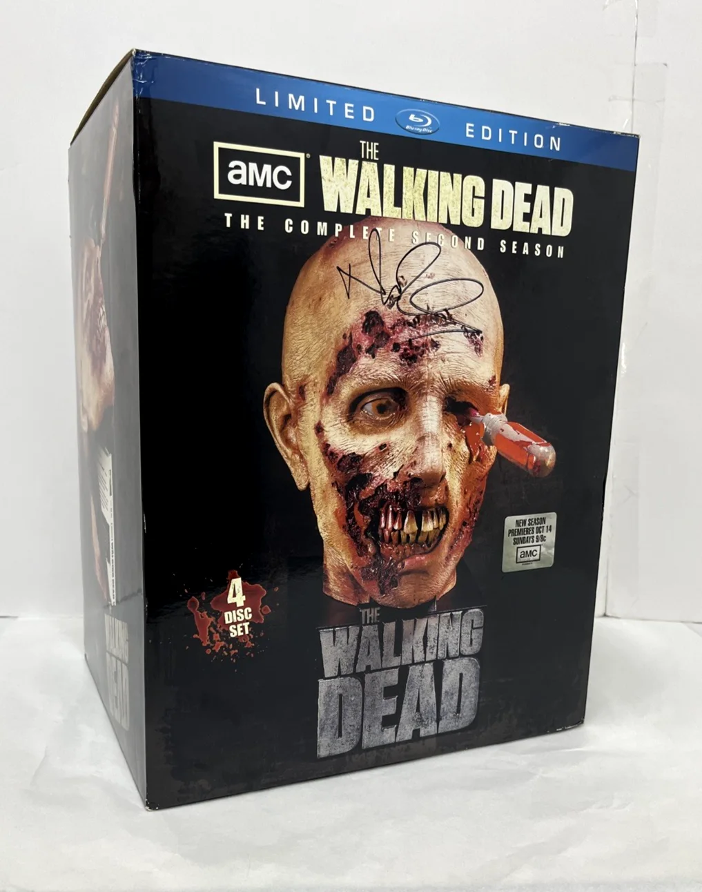 Norman Reedus — Norman Reedus Signed Walking Dead Daryl Dixon Limited ed. Zombie Head *BOX ONLY*, image 2