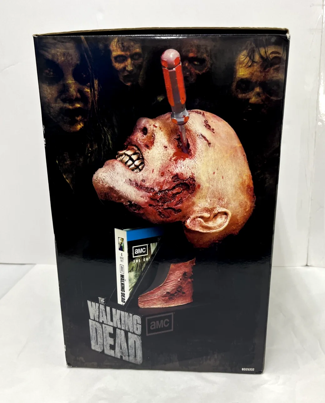 Norman Reedus — Norman Reedus Signed Walking Dead Daryl Dixon Limited ed. Zombie Head *BOX ONLY*, image 4