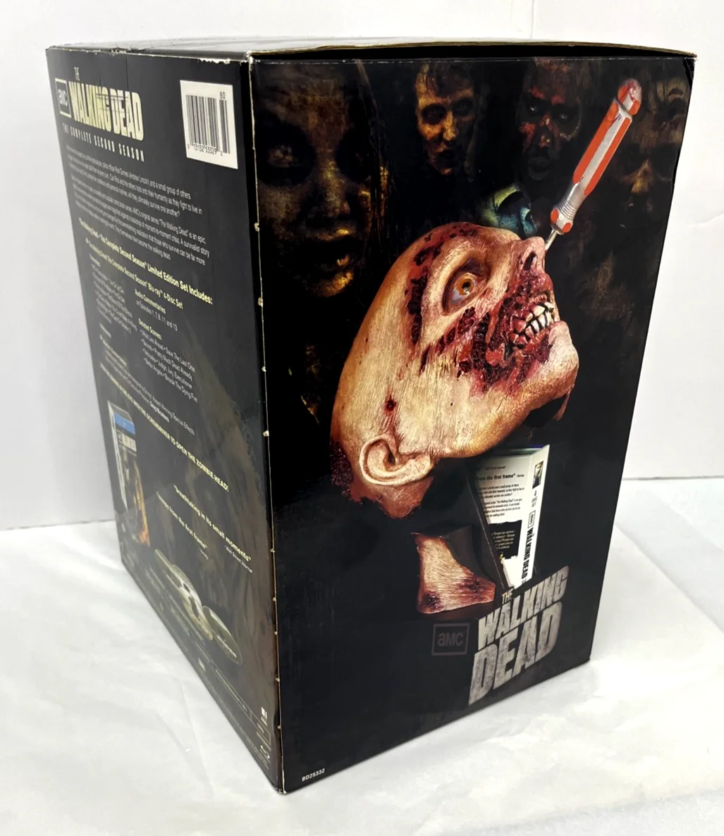 Norman Reedus — Norman Reedus Signed Walking Dead Daryl Dixon Limited ed. Zombie Head *BOX ONLY*, image 5
