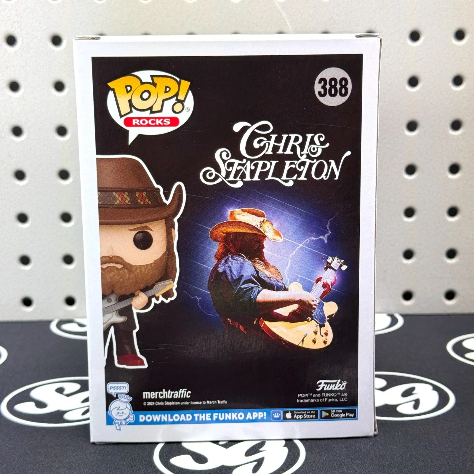 CHRIS STAPLETON Signed Funko Pop! Figure #388 Beckett Cert BAS Autograph Auto, image 4