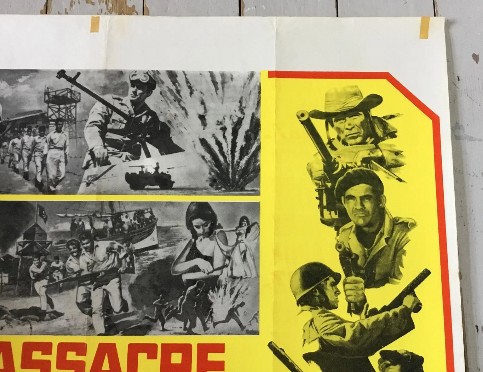 Massacre Harbour 1968 Original UK Quad Poster, image 4