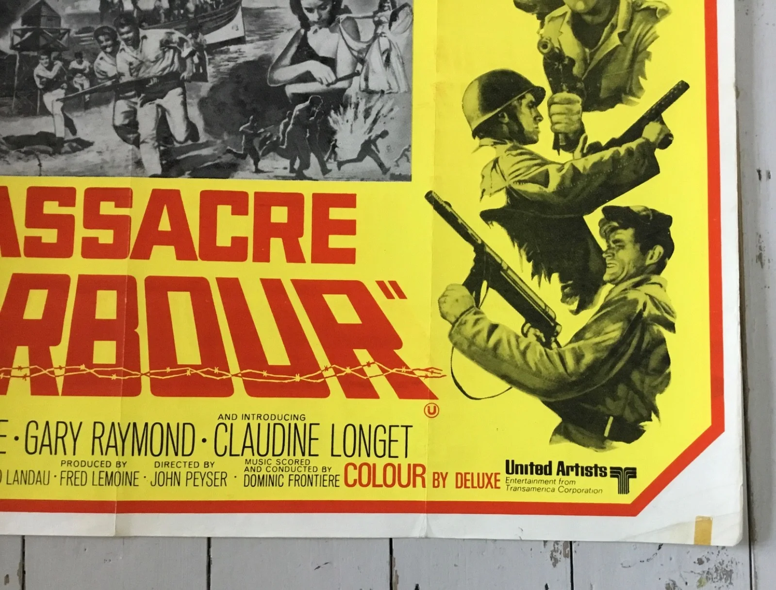 Massacre Harbour 1968 Original UK Quad Poster, image 5
