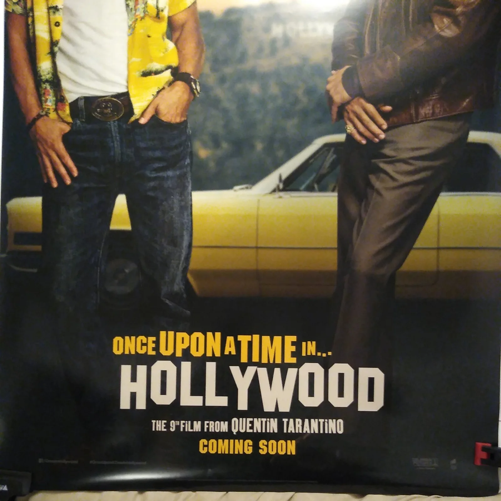 ONCE UPON A TIME IN... HOLLYWOOD ONE SHEET POSTER PITT DICAPRIO 2019, изображение 2