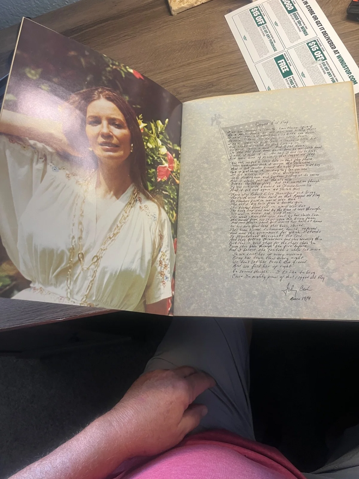Johnny Cash & June Carter Cash 1975 Signed UK Tour Program Vintage Memorabilia, изображение 2