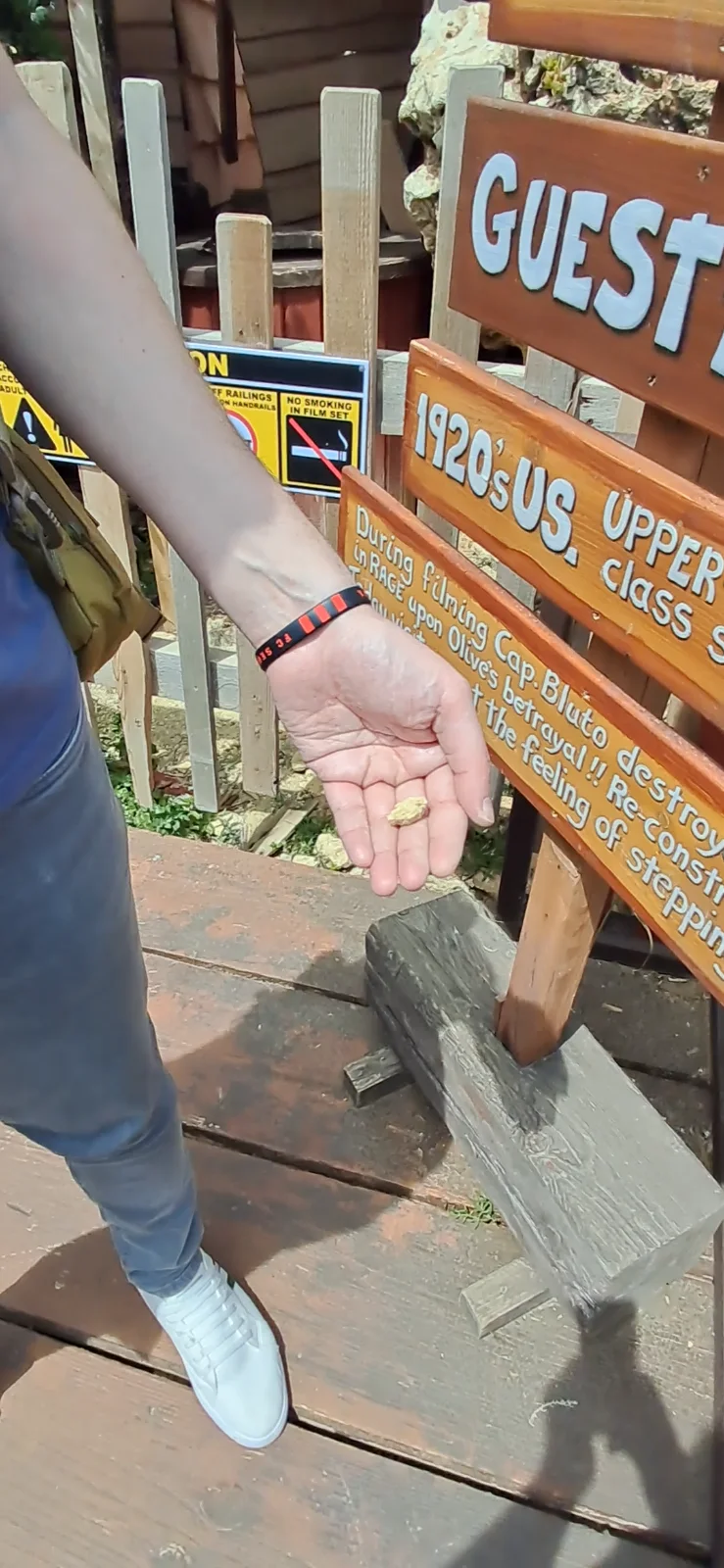 Popeye (1980) - Rock From Popeye Village - Location Prop - A4 Display, изображение 2