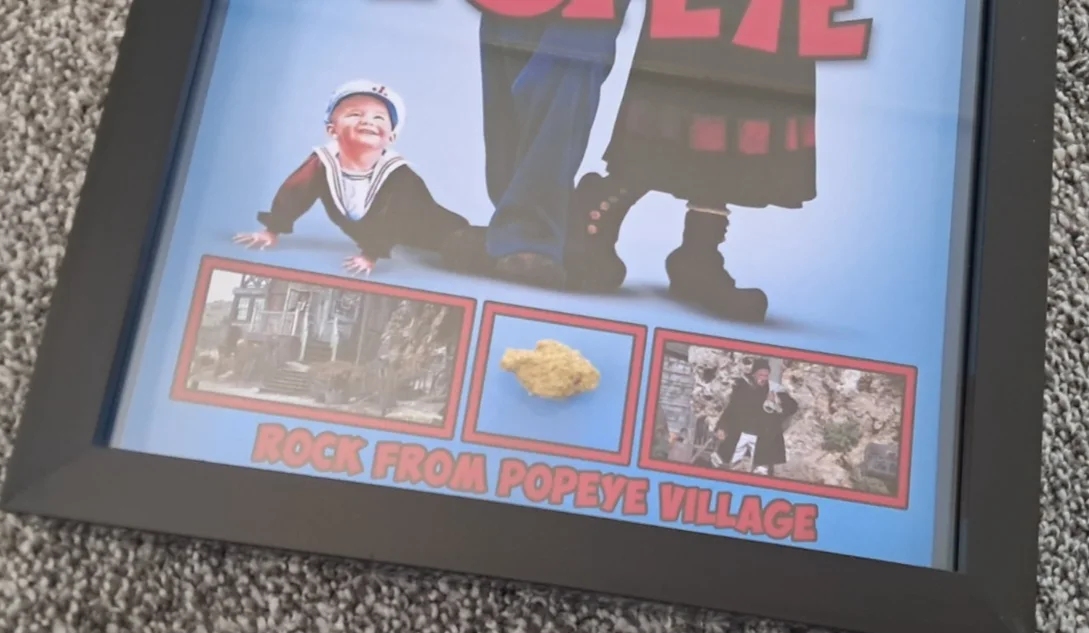 Popeye (1980) - Rock From Popeye Village - Location Prop - A4 Display, изображение 4