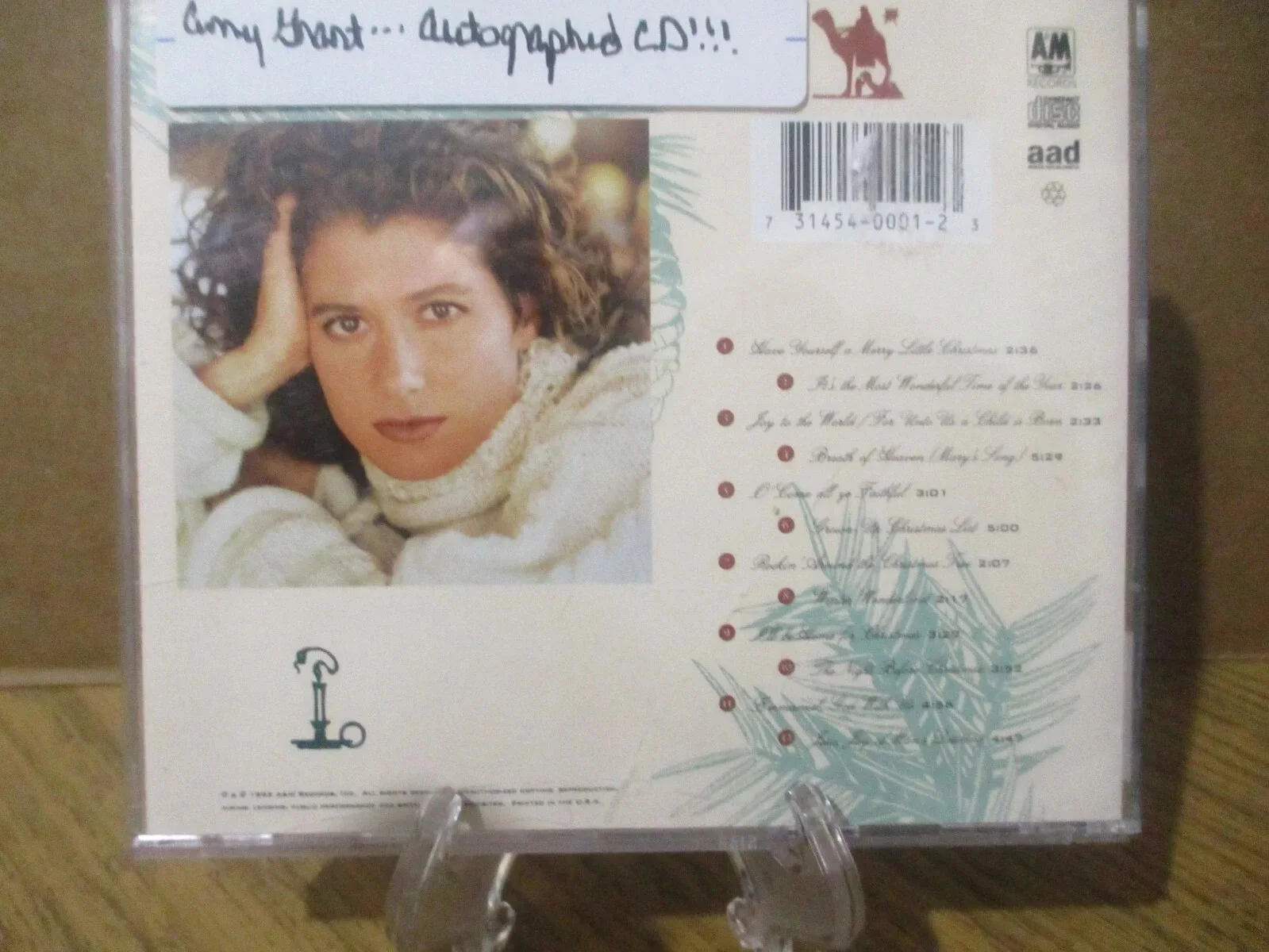 AMY GRANT AUTHENTIC SIGNED/AUTOGRAPHED HOME FOR CHRISTMAS CD, image 5