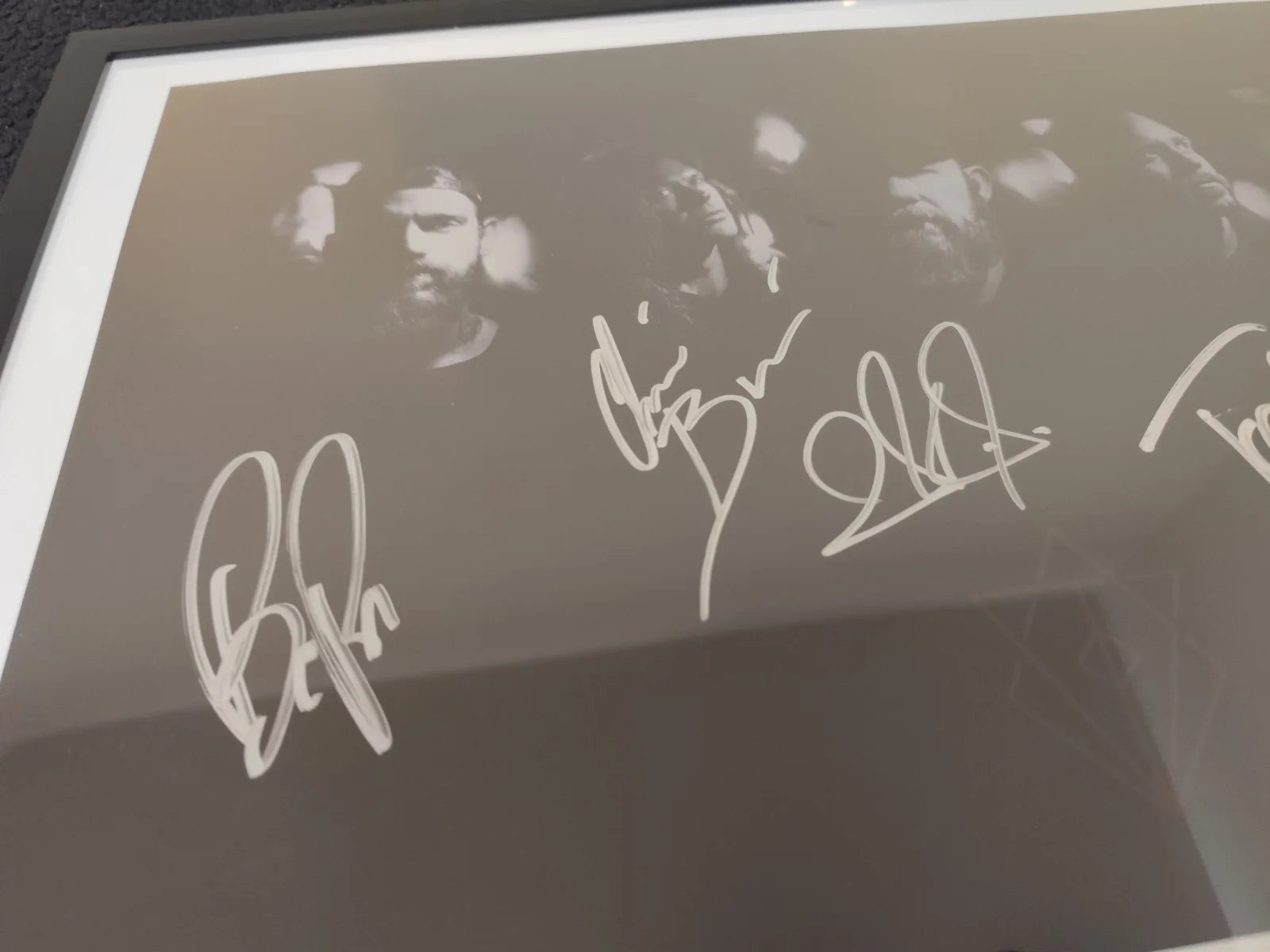 IN FLAMES - FRAMED SIGNED AUTOGRAPHED LITHOGRAPH POSTER 172/200, image 3
