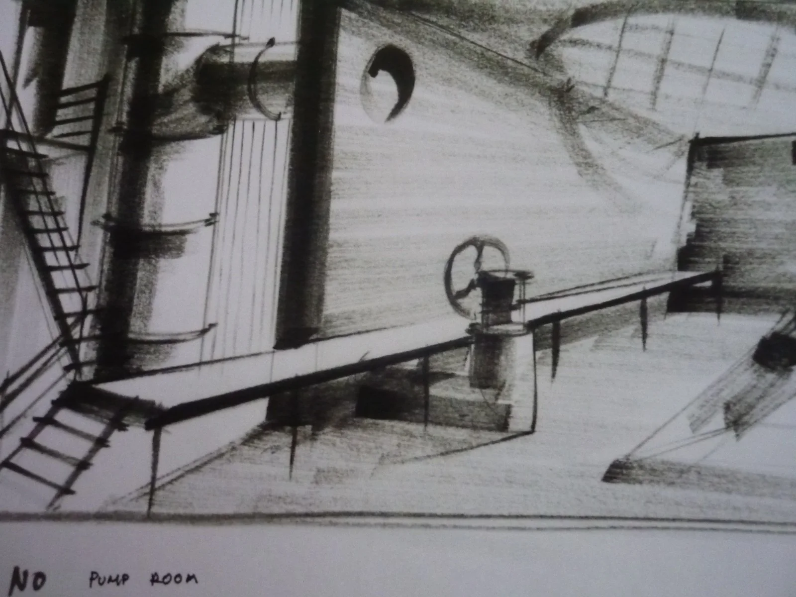 14x11 framed 007 james bond dr no storyboard miss taros apartment drawing, image 2
