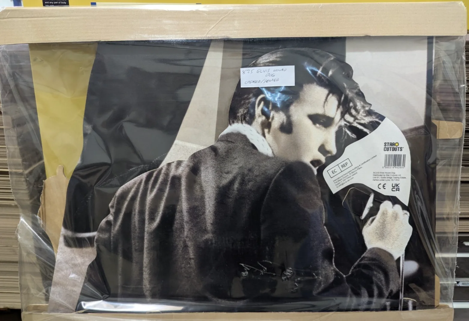 Elvis Hound Dog Lifesize Cardboard Cutout / Standee 186cm Tall *Damaged*, image 2