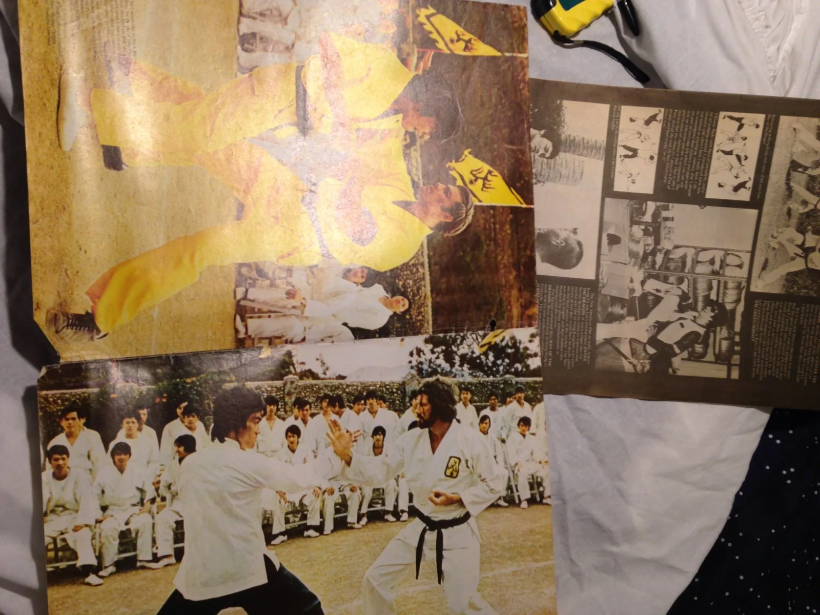 VINTAGE BRUCE LEE POSTERS FROM MAGAZINES ENTER THE DRAGON ETC, изображение 4