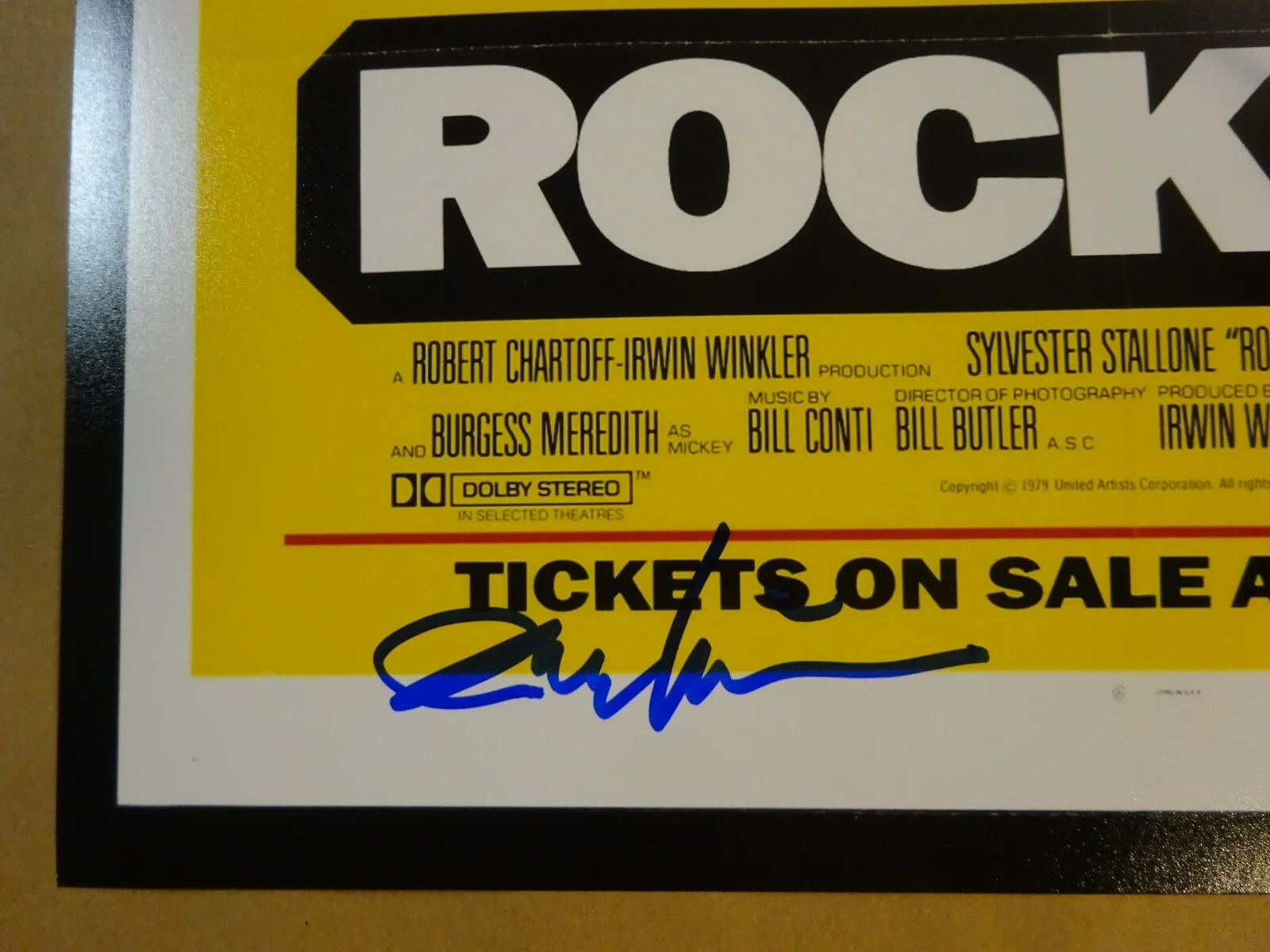 Irwin Winkler — Signed IRWIN WINKLER Autographed ROCKY II 12"x18" Photo BECKETT BAS COA, image 3