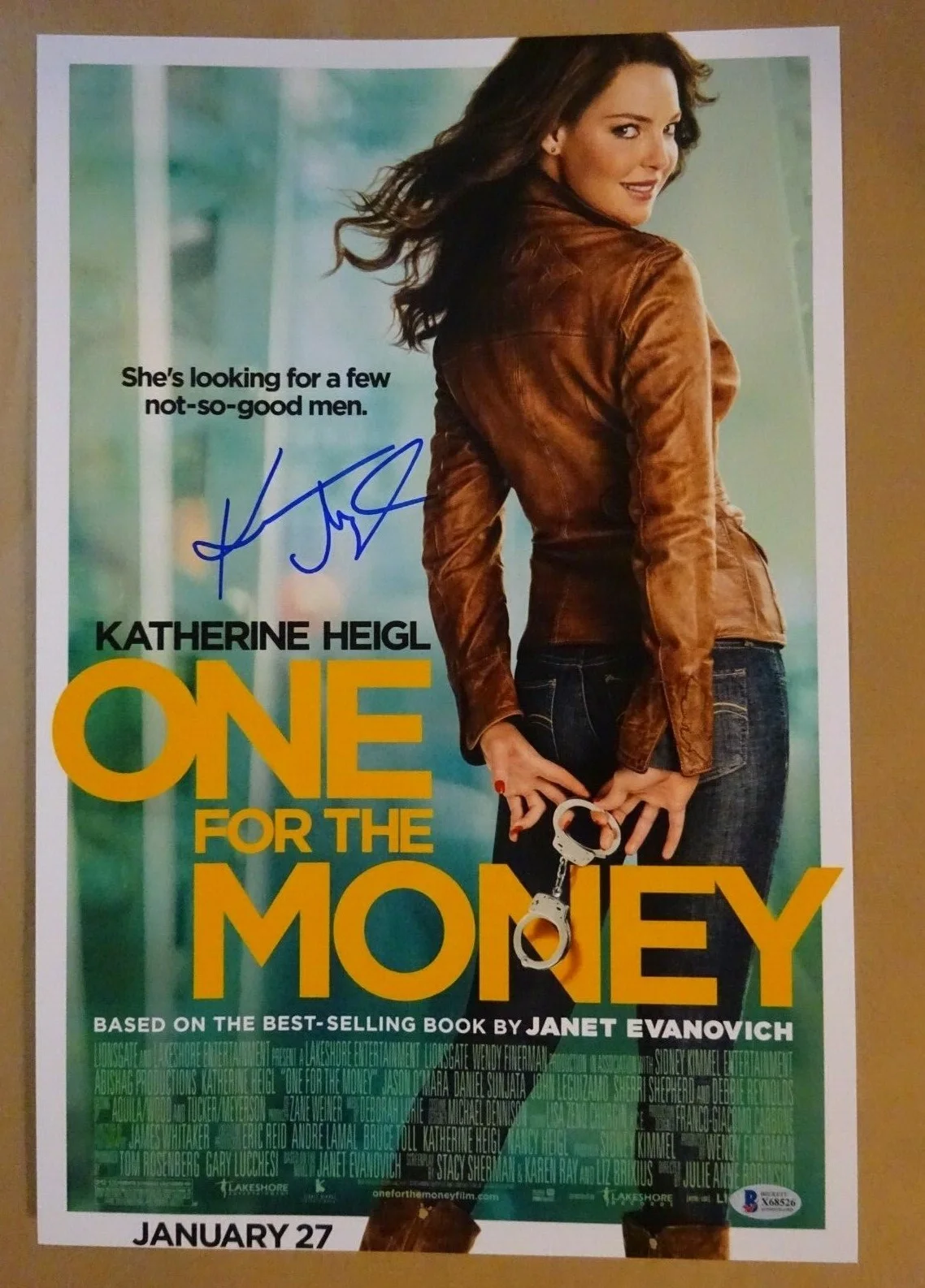 Katherine Heigl — Signed KATHERINE HEIGL Autographed ONE FOR THE MONEY 12x18 Photo BECKETT BAS COA, изображение 2