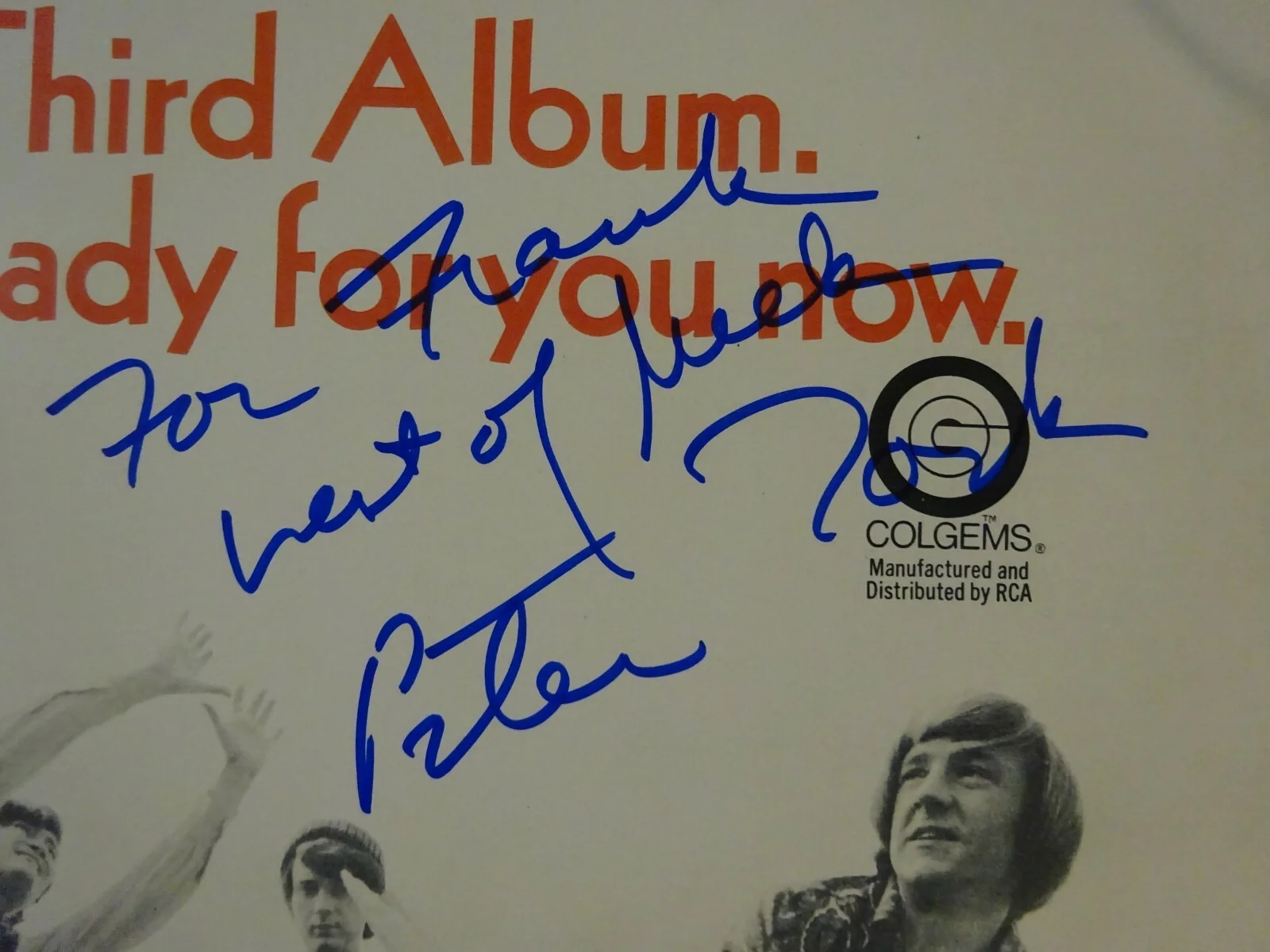 Signed PETER TORK Autographed THE MONKEES Personalized Photo 11x17 BECKETT COA, image 3