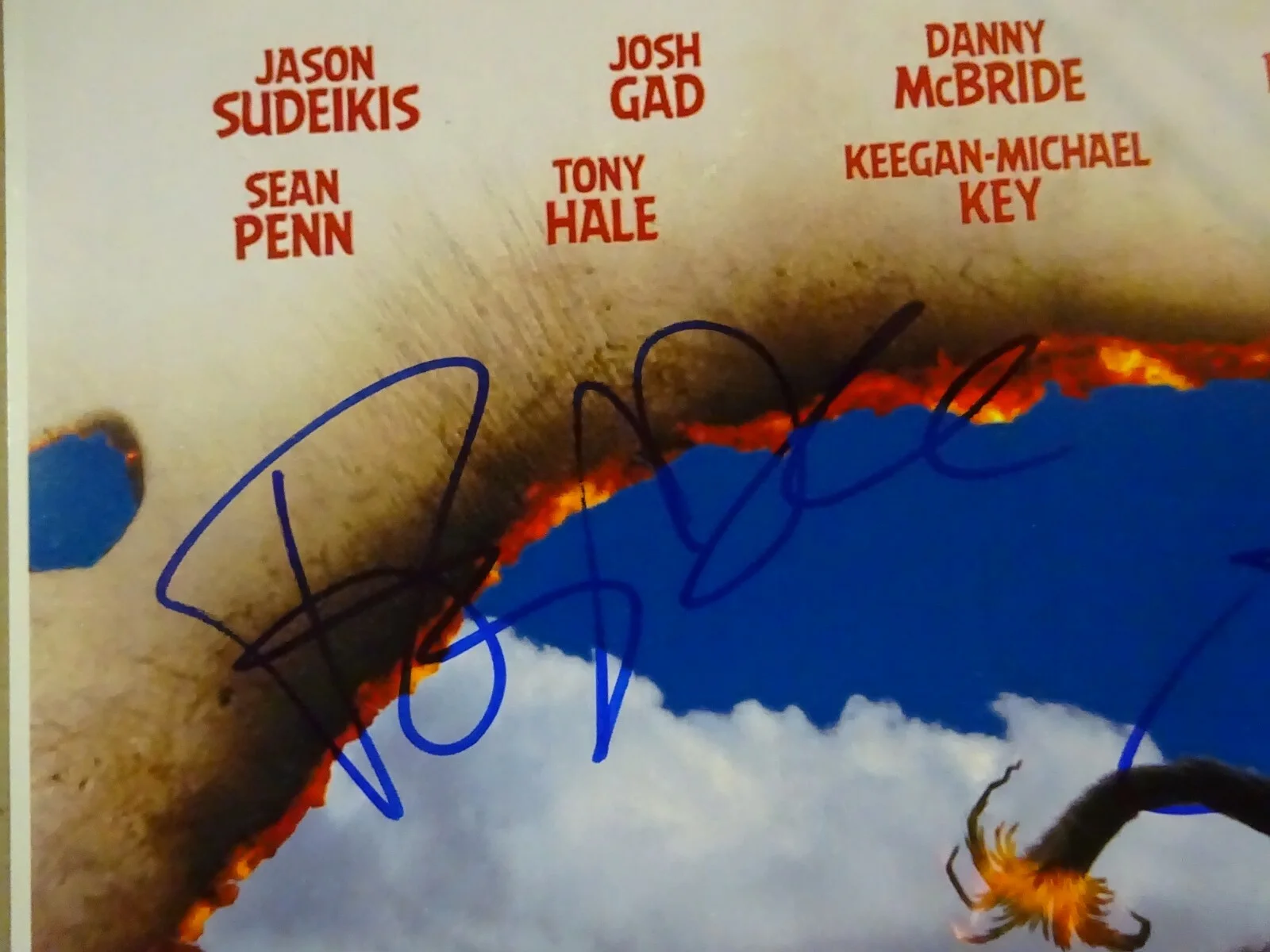 Autographed THE ANGRY BIRDS MOVIE Poster 11"x17" Signed by 5 BECKETT COA Gad ++, изображение 4