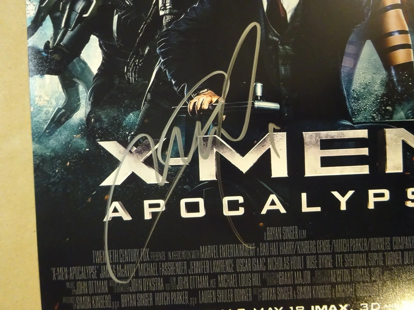 James McAvoy — Signed JAMES MCAVOY Autographed X-MEN APOCALYPSE 12"x18" Photo BECKETT BAS COA, изображение 4