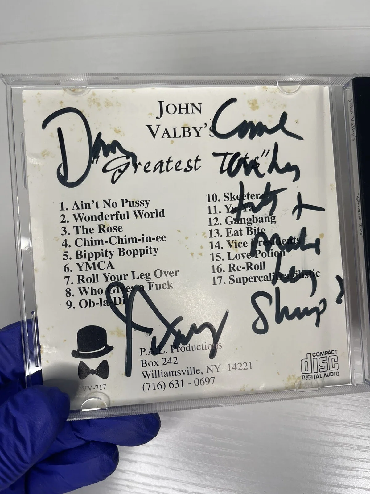 John Valby GREATEST TITS CD Signed Autographed, image 5
